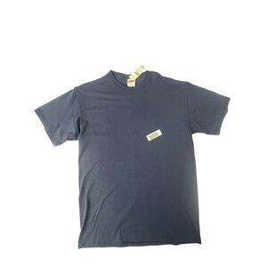 Soffe NWT Men's Cotton Short Sleeves T-Shirt Navy Blue Size L Crew Neck Basic